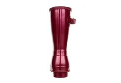 Hunter Boots Llc Womens Original Short Nebula Rain Boot - Burgundy -Shoe Style Sales US 01 302449 04