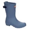 Hunter Boots Llc Womens Original Back Adj Rain Boot - Blue -Shoe Style Sales US 01 302450 00