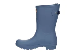 Hunter Boots Llc Womens Original Back Adj Rain Boot - Blue -Shoe Style Sales US 01 302450 03