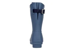 Hunter Boots Llc Womens Original Back Adj Rain Boot - Blue -Shoe Style Sales US 01 302450 04