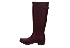 Hunter Boots Llc Womens Original Back Adj Rain Boot - Dark Red 12 Hunter Boots Llc Womens Original Back Adj Rain Boot - Dark Red -Shoe Style Sales US 01 302459 03