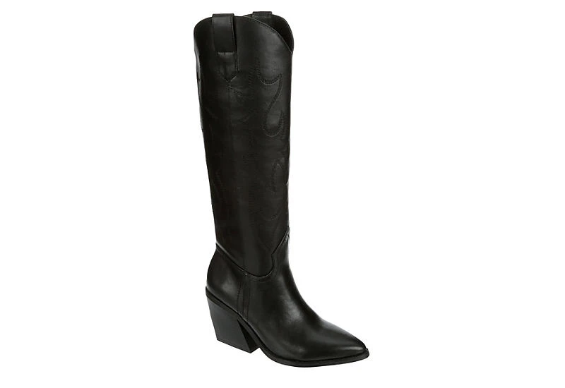 Madden Girl Womens Arizona Western Boot - Black 3 Madden Girl Womens Arizona Western Boot - Black