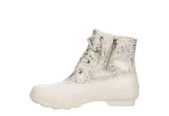 Sperry Womens Syren Gulf Metallic Animal Duck Boot - Ivory 12 Sperry Womens Syren Gulf Metallic Animal Duck Boot - Ivory -Shoe Style Sales US 01 302508 03