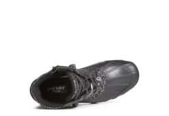 Sperry Womens Syren Gulf Metallic Animal Duck Boot - Black -Shoe Style Sales US 01 302509 04
