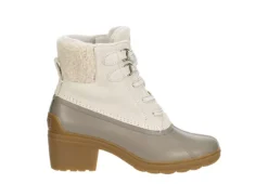 Sperry Womens Syren Gulf Heel Teddy Duck Boot - Taupe -Shoe Style Sales US 01 302510 01