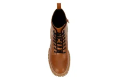 Madden Girl Womens Philly Lace Up Boot - Cognac -Shoe Style Sales US 01 302638 05