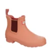 Hunter Boots Llc Womens Original Chelsea Rain Boot - Pink -Shoe Style Sales US 01 302663 00