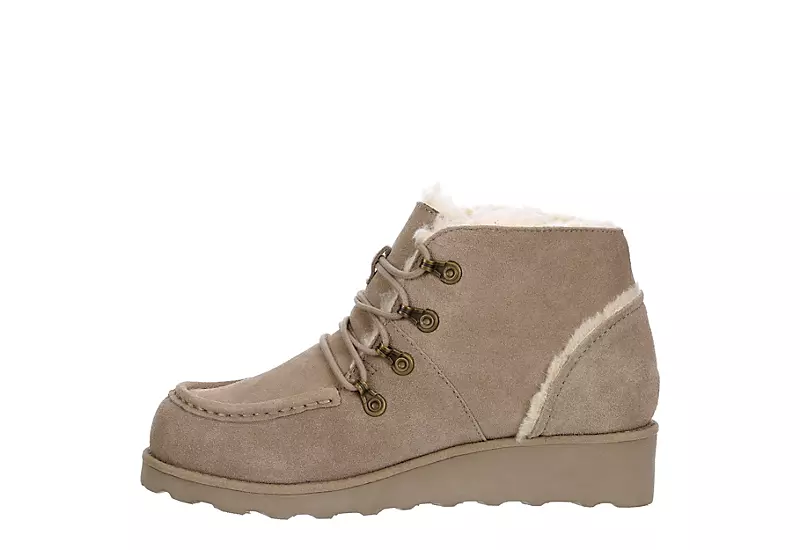 Bearpaw Womens Malinda Lace-up Boot - Stone 6 Bearpaw Womens Malinda Lace-up Boot - Stone - Image 4