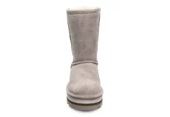 Bearpaw Womens Retro Elle Fur Boot - Stone 11 Bearpaw Womens Retro Elle Fur Boot - Stone -Shoe Style Sales US 01 302680 02