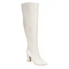 Michael By Michael Shannon Womens Camille Over The Knee Boot - Off White 2 Michael By Michael Shannon Womens Camille Over The Knee Boot - Off White -Shoe Style Sales US 01 302767 00