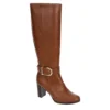 Lauren Blakwell Womens Raquel Wide Calf Tall Dress Boot - Cognac -Shoe Style Sales US 01 302783 00