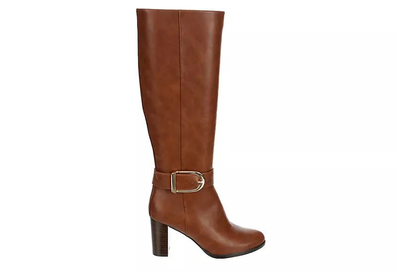 Lauren Blakwell Womens Raquel Wide Calf Tall Dress Boot - Cognac 4 Lauren Blakwell Womens Raquel Wide Calf Tall Dress Boot - Cognac - Image 2