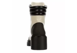 Michael By Michael Shannon Womens Natacha Lace-up Boot - Ivory -Shoe Style Sales US 01 302785 04