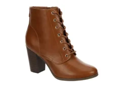 Xappeal Womens Karen Lace-up Boot - Cognac