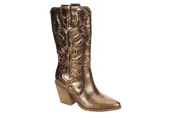 Michael By Michael Shannon Womens Faith Western Boot - Bronze