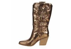 Michael By Michael Shannon Womens Faith Western Boot - Bronze -Shoe Style Sales US 01 302798 03