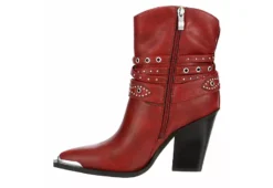 Michael By Michael Shannon Womens Dottie Western Boot - Red -Shoe Style Sales US 01 302819 03
