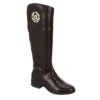 Michael By Michael Shannon Womens Brielle Tall Riding Boot - Dark Brown -Shoe Style Sales US 01 302836 00