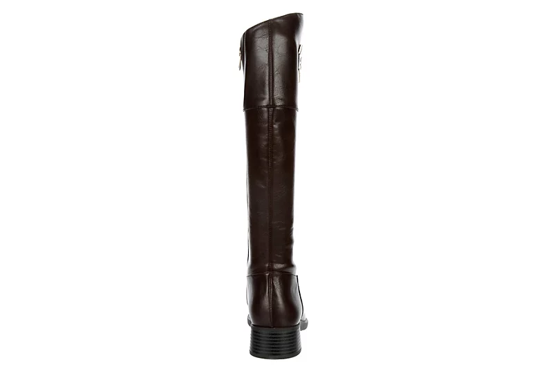 Michael By Michael Shannon Womens Brielle Wide Calf Tall Riding Boot - Dark Brown 7 Michael By Michael Shannon Womens Brielle Wide Calf Tall Riding Boot - Dark Brown - Image 5