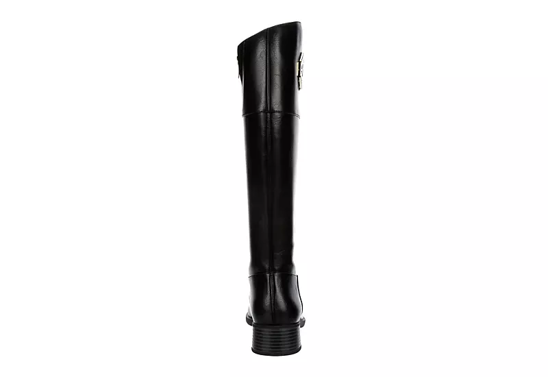 Michael By Michael Shannon Womens Brielle Wide Calf Tall Riding Boot - Black 7 Michael By Michael Shannon Womens Brielle Wide Calf Tall Riding Boot - Black - Image 5