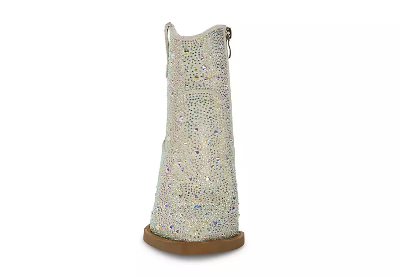 Madden Girl Womens Jolene Western Boot - White 5 Madden Girl Womens Jolene Western Boot - White - Image 3