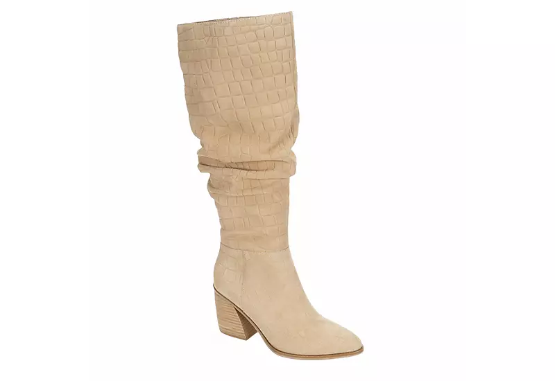Michael By Michael Shannon Womens Millie Wide Calf Tall Boot - Tan 3 Michael By Michael Shannon Womens Millie Wide Calf Tall Boot - Tan