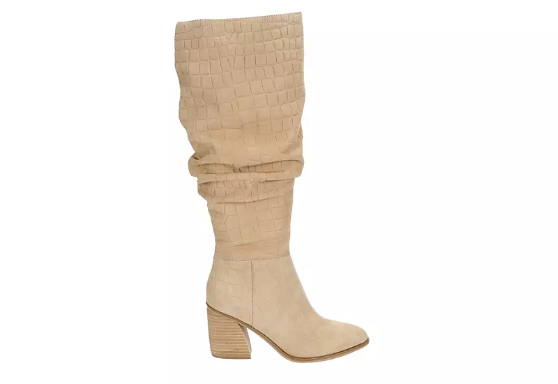 Michael By Michael Shannon Womens Millie Wide Calf Tall Boot - Tan 4 Michael By Michael Shannon Womens Millie Wide Calf Tall Boot - Tan - Image 2