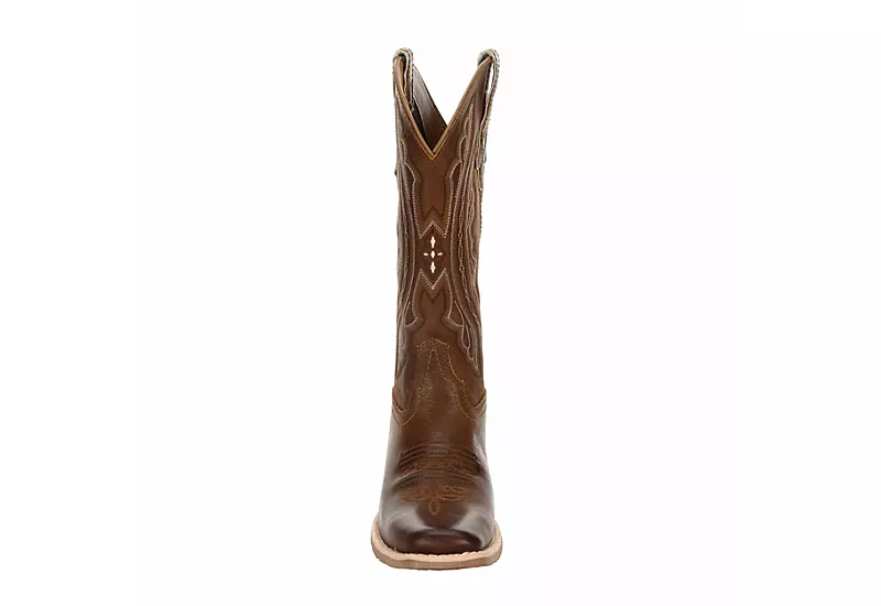 Justin Womens Rein Western Boot - Brown 5 Justin Womens Rein Western Boot - Brown - Image 3
