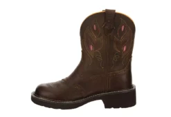 Justin Womens Gemma Western Boot - Dark Brown -Shoe Style Sales US 01 302861 03