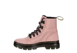 Dr. Martens Dr.martens Womens Combs Nylon Combat Boot - Pale Pink -Shoe Style Sales US 01 302906 03