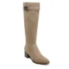 Lifestride Womens Daring Wide Calf Tall Boot - Med Natural -Shoe Style Sales US 01 303093 00
