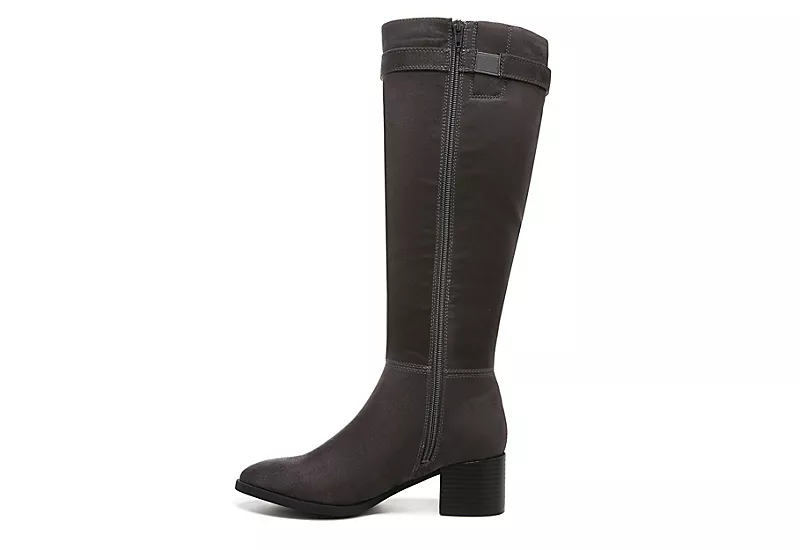 Lifestride Womens Daring Wide Calf Tall Boot - Dark Grey 6 Lifestride Womens Daring Wide Calf Tall Boot - Dark Grey - Image 4