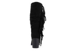 Journee Collection Womens Hartly Fringed Wide Calf Dress Boot - Black 13 Journee Collection Womens Hartly Fringed Wide Calf Dress Boot - Black -Shoe Style Sales US 01 303177 04