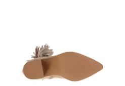 Journee Collection Womens Hartly Fringed Wide Calf Dress Boot - Taupe -Shoe Style Sales US 01 303178 06
