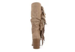 Journee Collection Womens Hartly Fringed Extra Wide Calf Dress Boot - Taupe 13 Journee Collection Womens Hartly Fringed Extra Wide Calf Dress Boot - Taupe -Shoe Style Sales US 01 303183 04