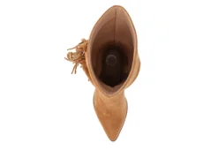 Journee Collection Womens Hartly Fringed Extra Wide Calf Dress Boot - Tan -Shoe Style Sales US 01 303185 05