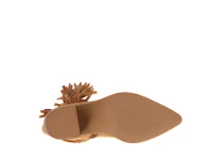 Journee Collection Womens Hartly Fringed Extra Wide Calf Dress Boot - Tan -Shoe Style Sales US 01 303185 06