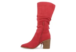 Journee Collection Womens Hartly Fringed Extra Wide Calf Dress Boot - Red 12 Journee Collection Womens Hartly Fringed Extra Wide Calf Dress Boot - Red -Shoe Style Sales US 01 303199 03