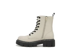 Unionbay Womens Lester Combat Boot - Off White 11 Unionbay Womens Lester Combat Boot - Off White -Shoe Style Sales US 01 303383 02