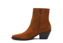 Coconuts Womens Jane Western Ankle Boot - Cognac -Shoe Style Sales US 01 303522 03