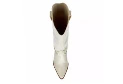 Coconuts Womens Jax Tall Western Boot - Ivory -Shoe Style Sales US 01 303524 05