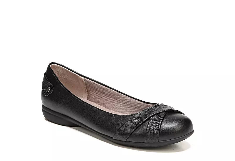 Lifestride Womens Adalene Flat - Black 3 Lifestride Womens Adalene Flat - Black