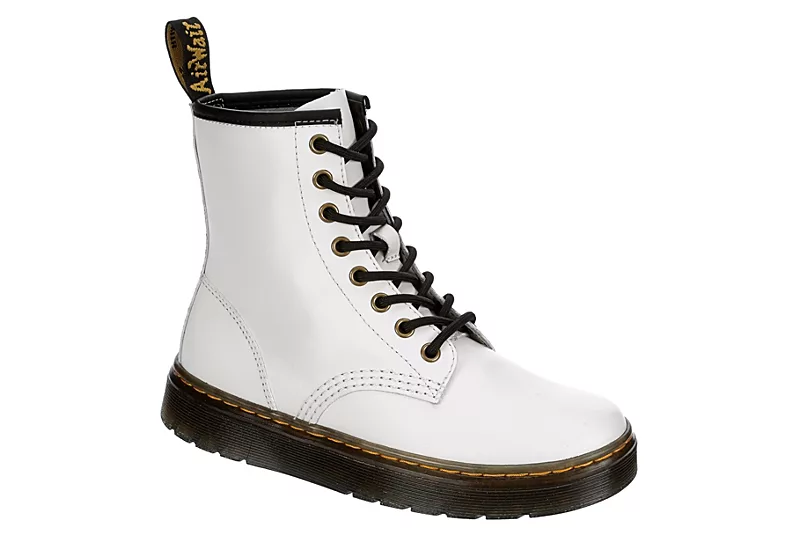 Dr. Martens Dr.martens Womens Zavala Combat Boot - White 3 Dr. Martens Dr.martens Womens Zavala Combat Boot - White