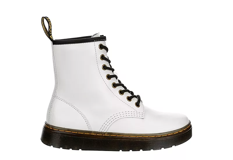 Dr. Martens Dr.martens Womens Zavala Combat Boot - White 4 Dr. Martens Dr.martens Womens Zavala Combat Boot - White - Image 2