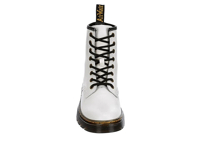 Dr. Martens Dr.martens Womens Zavala Combat Boot - White 5 Dr. Martens Dr.martens Womens Zavala Combat Boot - White - Image 3