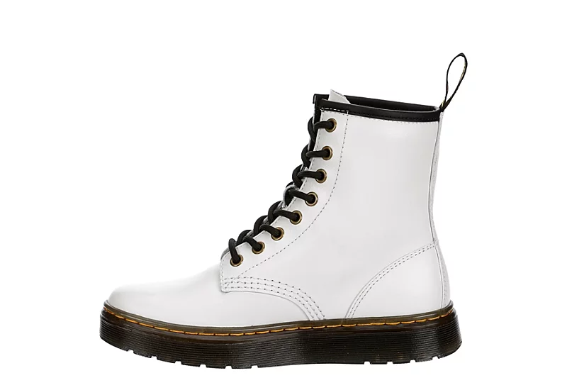 Dr. Martens Dr.martens Womens Zavala Combat Boot - White 6 Dr. Martens Dr.martens Womens Zavala Combat Boot - White - Image 4