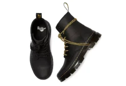 Dr. Martens Dr.martens Womens Combs Combat Boot - Black 13 Dr. Martens Dr.martens Womens Combs Combat Boot - Black -Shoe Style Sales US 01 330188 04