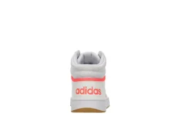 Adidas Womens Hoops 3.0 Mid Top Sneaker - White -Shoe Style Sales US 01 400745 04