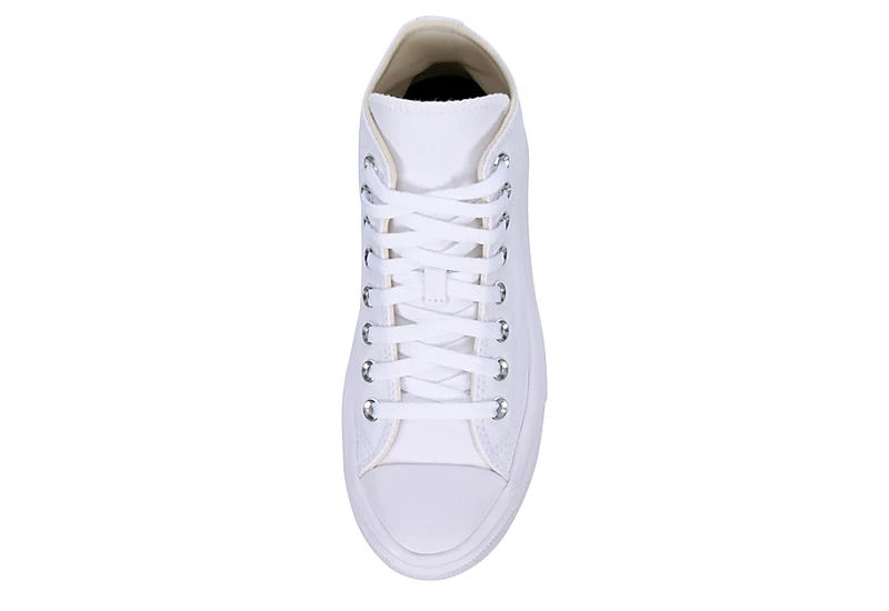 Converse Womens Chuck Taylor All Star Move High Top Sneaker - White 8 Converse Womens Chuck Taylor All Star Move High Top Sneaker - White - Image 6