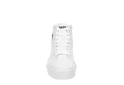 Vans Womens Filmore High Top Platform Sneaker - White 11 Vans Womens Filmore High Top Platform Sneaker - White -Shoe Style Sales US 01 400983 02